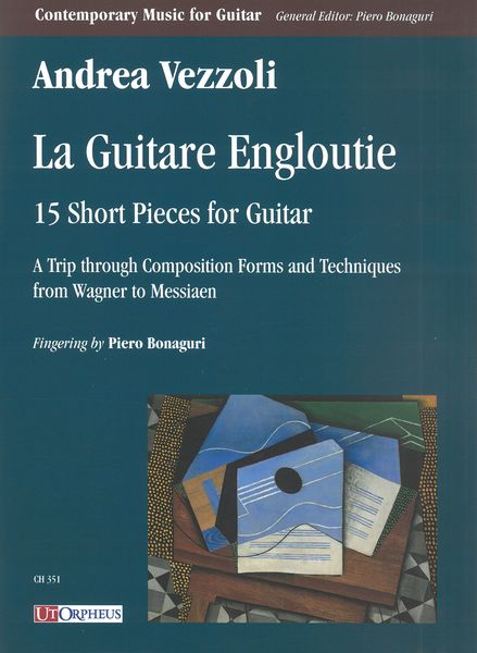 Guitare Engloutie : 15 Short Pieces For Guitar / Fingering by Piero Bonaguri.