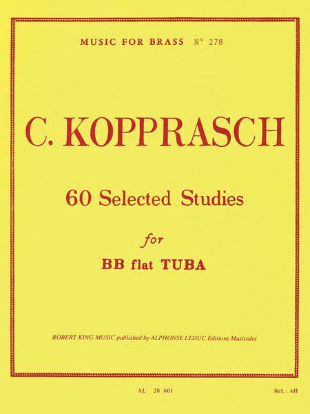 60 Selected Studies For Bb Flat Tuba.