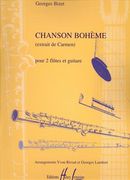 Chanson Boheme : For 2 Flutes and Guitar.