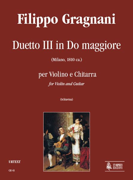 Duetto 3 In Do Maggiore : For Violin and Guitar (Milano, Ca. 1810) / edited by Andrea Schiavina.