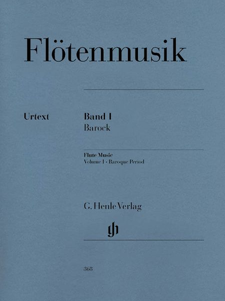 Flötenmusik, Band I : Barock / Ed. V. P.-Lukas Graf & E.-Guenther Heinemann.