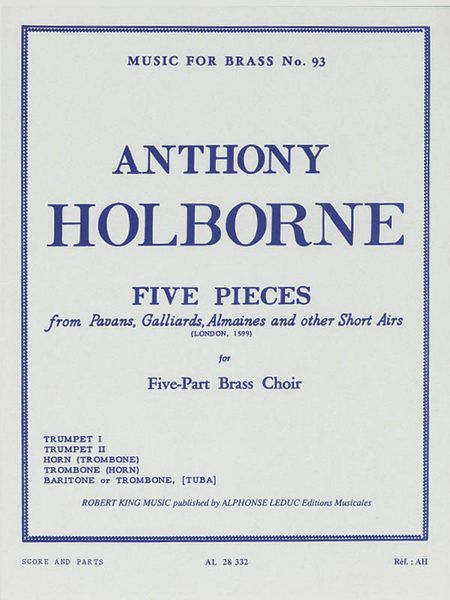 Five Pieces : For 2 Trumpets, Horn and 2 Trombones.