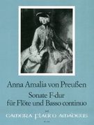 Sonata In F Major : For Flute and Basso Continuo / edited by Gudrun E. Quer.