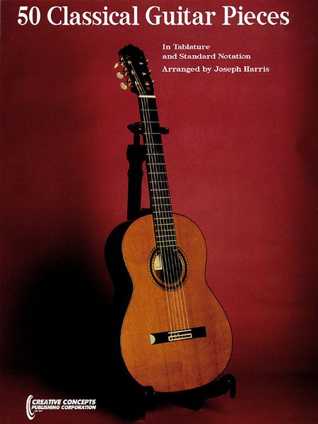 50 Classical Guitar Pieces : In Tablature and Standard Notation.