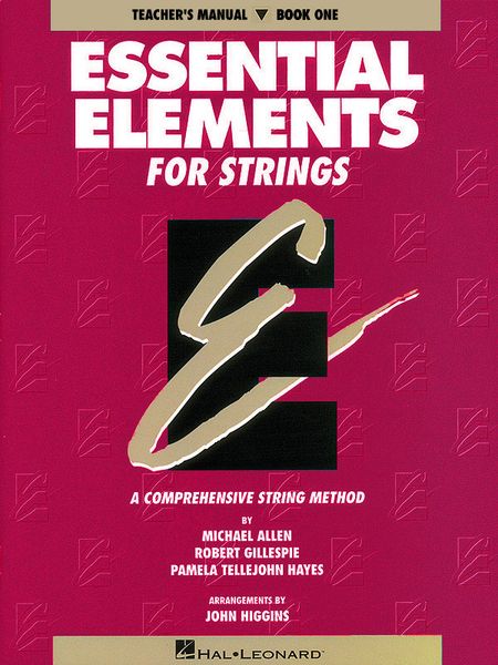 Essential Elements For Strings, Book 1 - Teacher's Manual - Original Series.