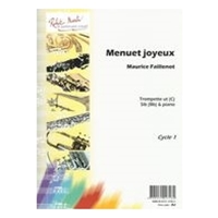 Menuet Joyeux : For Trumpet In C Or Bb and Piano.