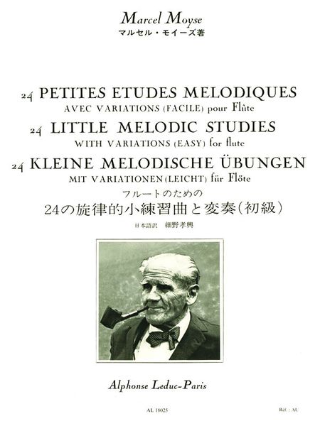 24 Little Meldodic Studies With Variations (Easy) : For Flute.