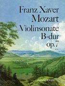 Sonate B-Dur, Op. 7 : For Violin and Piano.