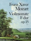 Sonate In F-Dur, Op. 15 : Für Violine und Klavier.