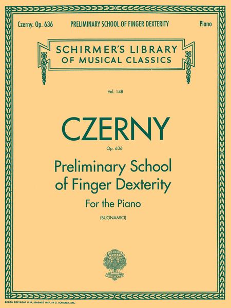 Preliminary School For Finger Dexterity Op. 636.