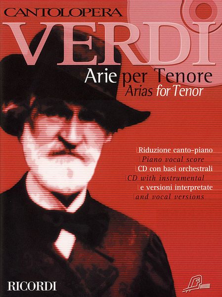 Arie Per Tenore : Piano Vocal Score and CD With Instrumental and Vocal Versions.
