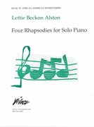 Four Rhapsodies : For Solo Piano [Download].