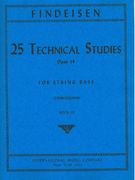 25 Technical Studies, Op. 14 : For String Bass - Vol. III.