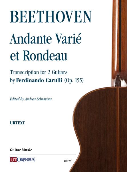 Andante Varie Et Rondeau / transcribed For 2 Guitars by Ferdinando Carulli (Op. 155).
