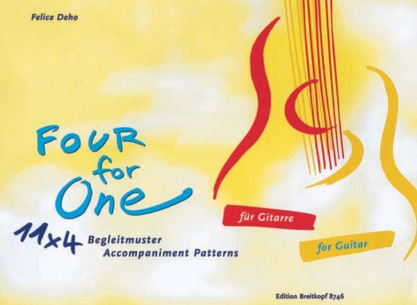 Four For One : 11x4 Accompaniment Patterns For Guitar.