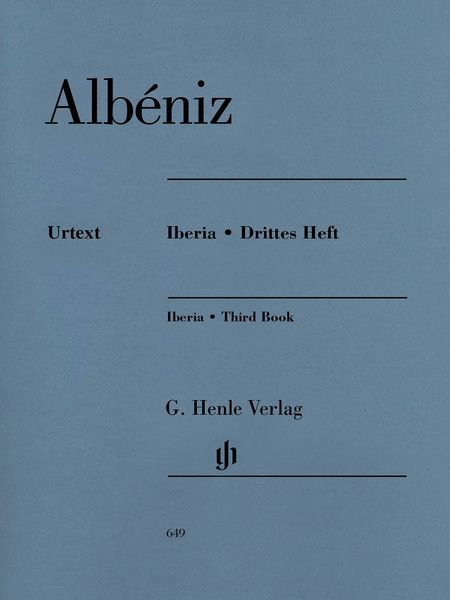 Iberia, Third Book : For Piano / edited by Norbert Gertsch.