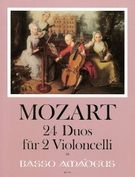 Twenty Four Duos For 2 Cellos : edited by Johannes Degen.