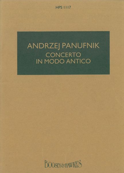 Concerto In Modo Antico : For Trumpet and Small Orchestra.