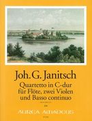 Quartetto In C-Dur : Für Flöte, Zwei Violen und Basso Continuo / edited by Harry Joelson.