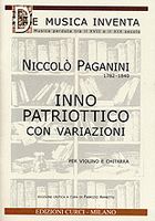 Inno Patriottico Con Variazioni : Per Violino E Chitarra / edited by Fabrizio Ammetto.