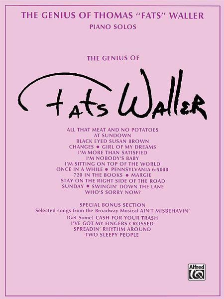 Genius Of Thomas Fats Waller : 20 Of His Own Piano Solo Arrangements.