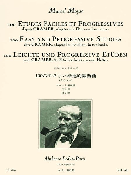 100 Easy and Progressive Studies After Cramer : Adapted For The Flute - Vol. 2.