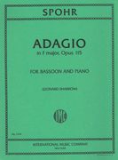 Adagio, Op. 115, In F Major : For Bassoon and Piano / edited by Sharrow.