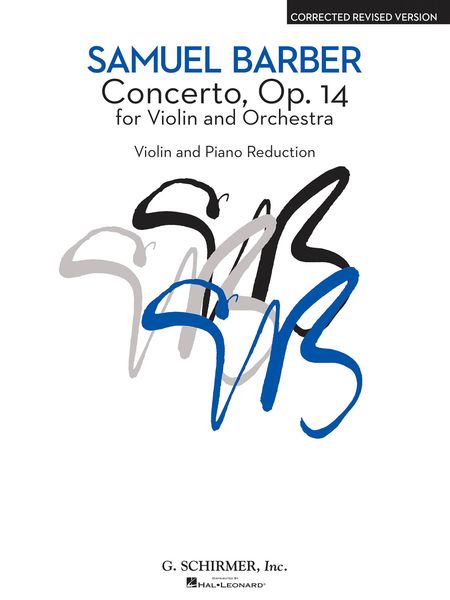 Concerto, Op. 14 : For Violin and Orchestra - Piano reduction Revised Edition / Ed. David Flachs.