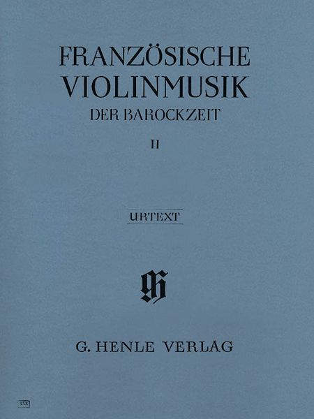 French Violin Music Of The Baroque Era, Vol. 2.