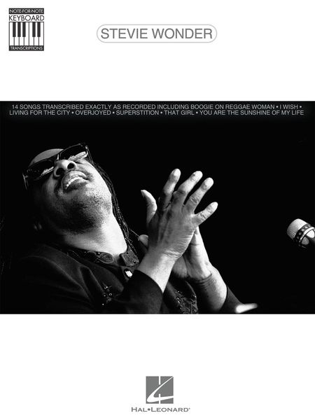 Stevie Wonder : Note-For-Note Keyboard Transcriptions.