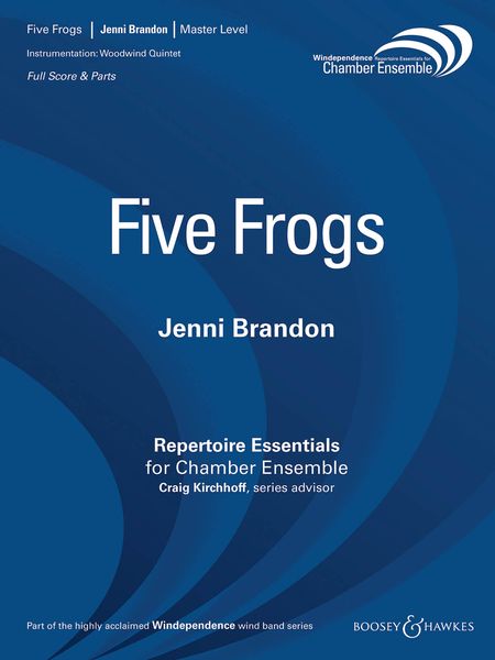 Five Frogs : For Woodwind Quintet.