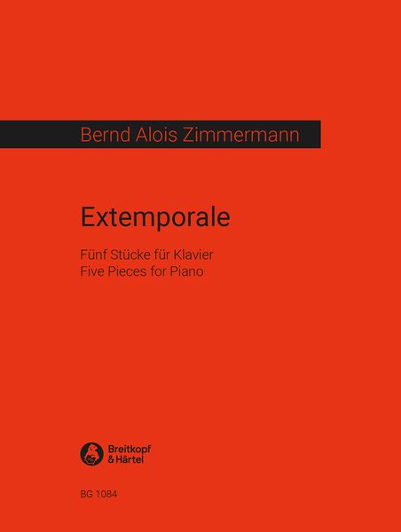 Extemporale : For Piano (1943).