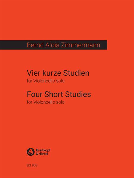 Vier Kurze Studien : For Cello (1970).