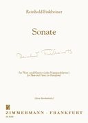 Sonate : For Flute And Piano (Or Pianoforte) (1953) / Edited By Ernst Breidenbach.