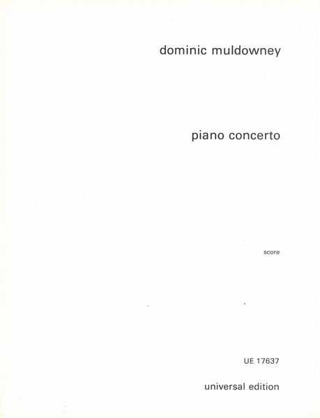 Piano Concerto.