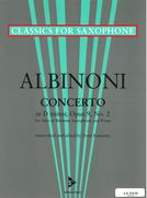 Concerto In D Minor, Op. 9 No. 2 : For Soprano Or Tenor Saxophone & Piano / arr. by Trent Kynaston.