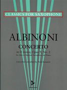 Concerto In D Minor, Op. 9 No. 2 : For Alto Or Baritone Saxophone & Piano / arr. by Trent Kynaston.