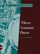 Three Canonic Duets : For Two Saxophones With The Same Tuning.