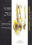 Partita No. 2, BWV 1004 : arranged For Alto Saxophone by D. Vardrot.