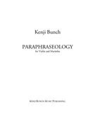 Paraphraseology : For Violin And Marimba (1999).