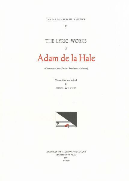 Lyric Works / edited by Nigel Wilkins.