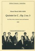Quintet In C, Op. 2 Nr. 3 : For Flute, Oboe, Clarinet, Horn and Bassoon.
