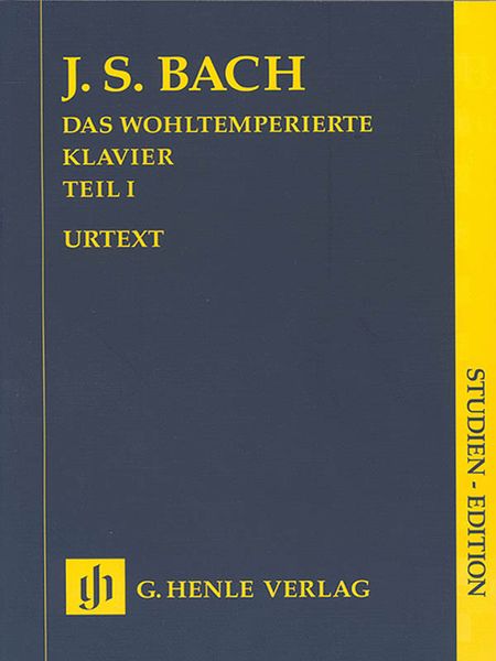 Wohltemperierte Klavier, Teil I, BWV 846-869 - Urtext : For Piano.