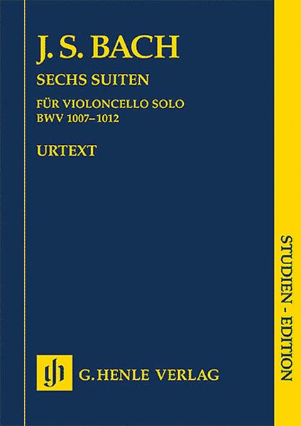Suites, BWV 1007-1012 : Für Violoncello Solo / edited by Egon Voss.