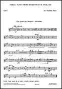 Three Tunes From Shakespeare's England : For String Orchestra.