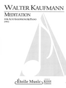 Meditation : For Alto Saxophone and Piano.