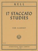 17 Staccato Studies : For Clarinet Solo.
