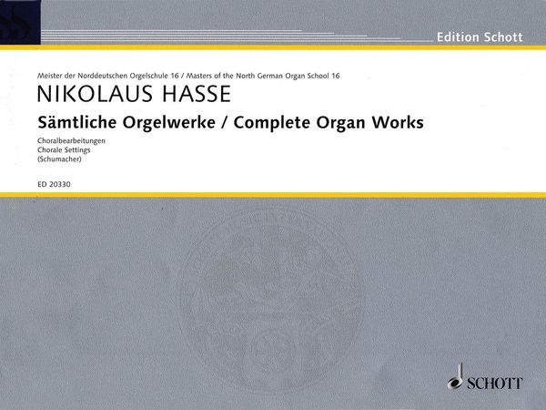 Complete Organ Works : 4 Chorale Settings / edited by Claudia Schumacher.