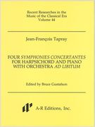 Four Symphonies Concertantes : For Harpsichord and Piano With Orchestra Ad Libitum.