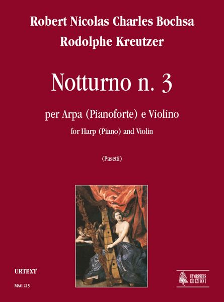 Notturno N. 3 : Per Arpa (Pianoforte) E Violino / Edited By Anna Pasetti.